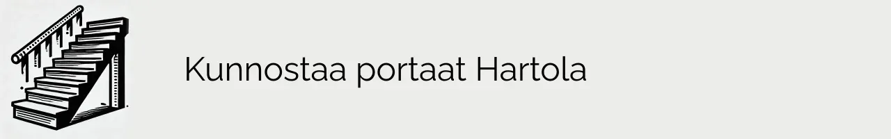 Kunnostaa portaat Hartola